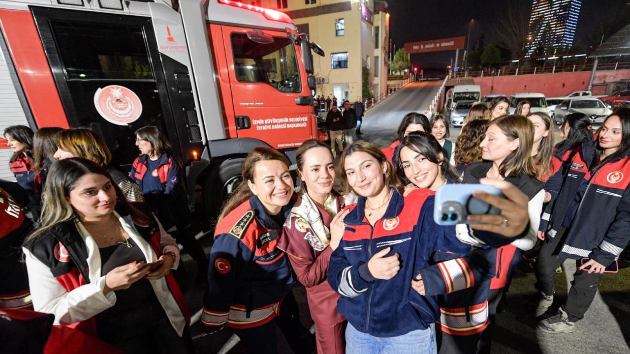 İzmir'de zorlu mesleğin kahramanları ile ESHOT buluşması