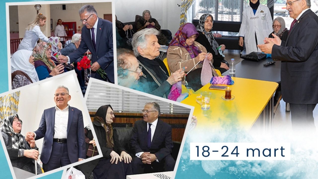 Kayseri Büyükşehir'den 'Yaşlılara Saygı' mesajı