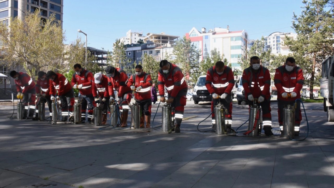 Kayseri Kocasinan'dan kapsamlı ilaçlama