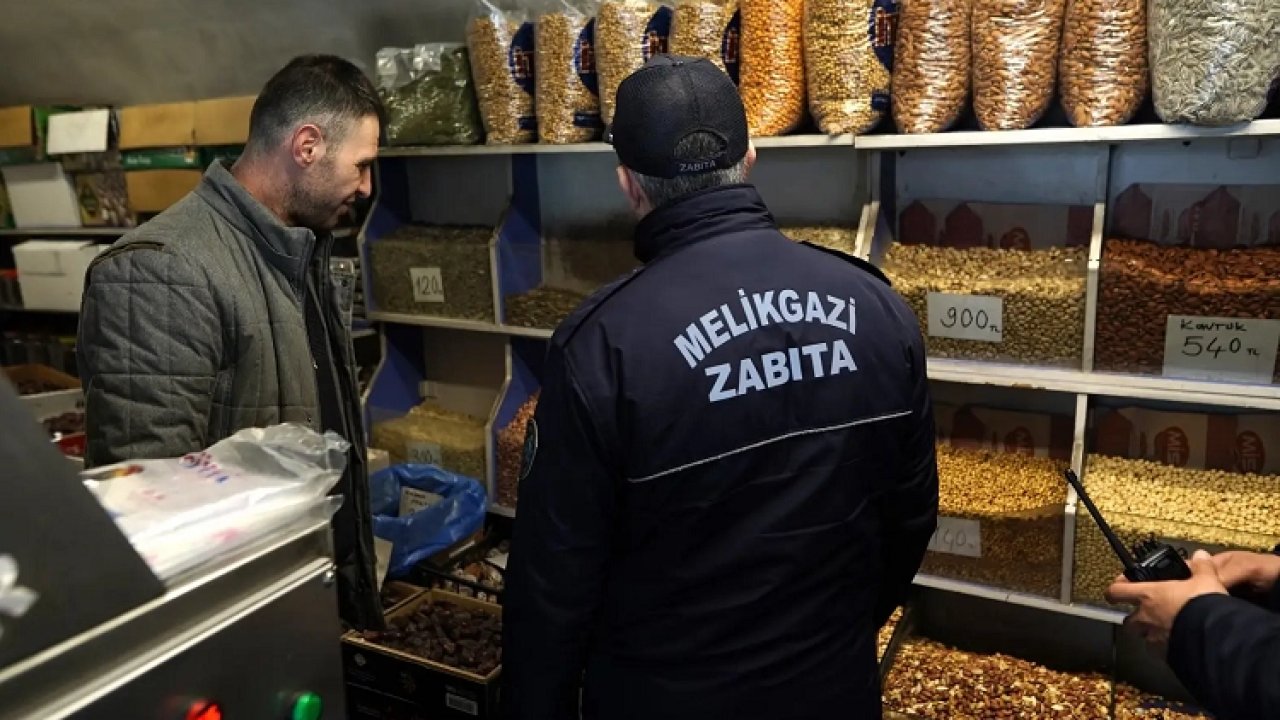 Kayseri Melikgazi zabıtasından bayram öncesi sıkı denetim