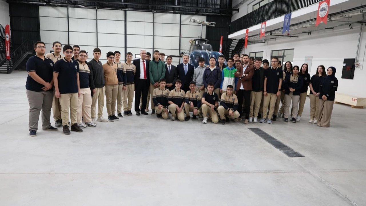 Kayseri Melikgazi'de hava lisesi öğrencilerine tam destek