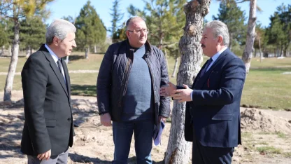 Kayseri Melikgazi'den Gesi Mesire Alanı'nda köklü mesai