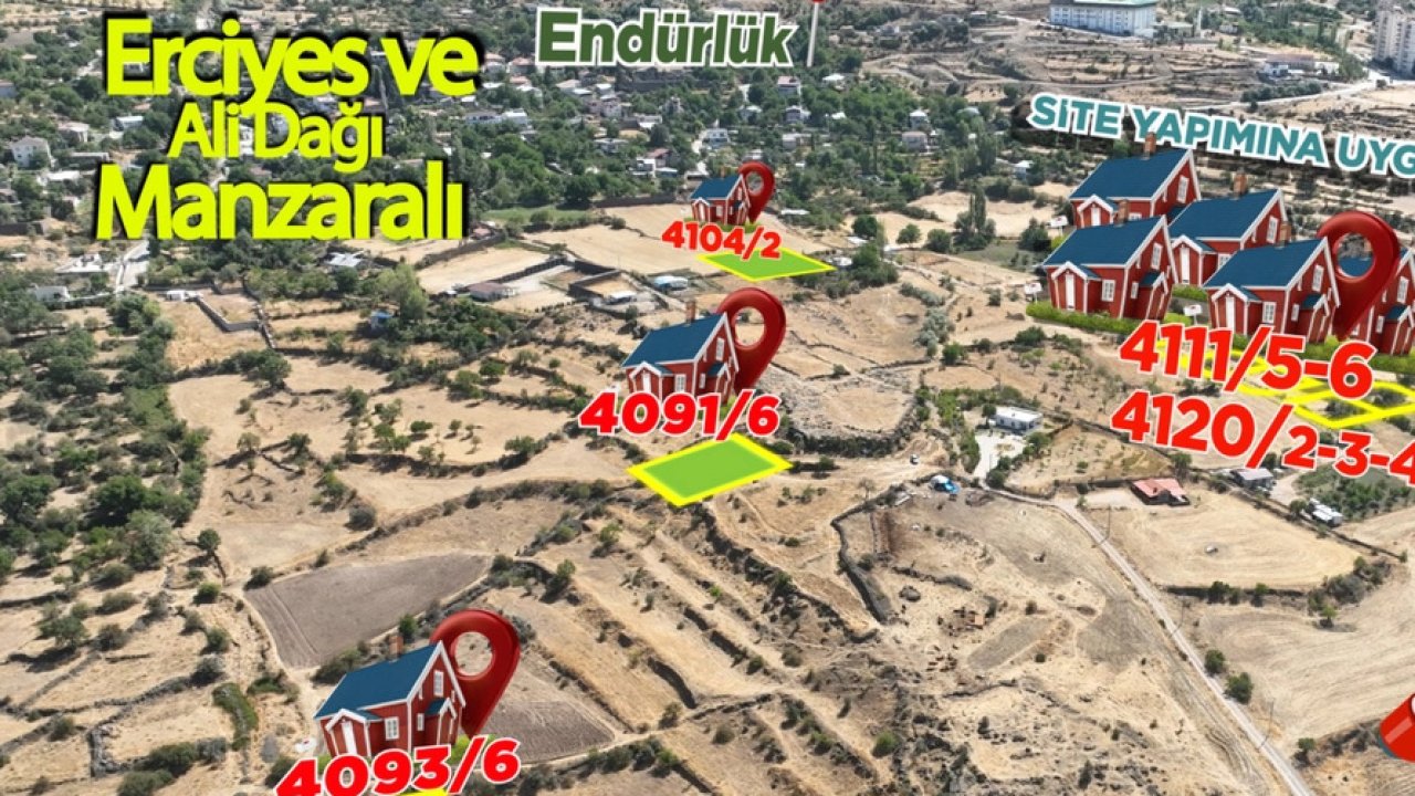 Kayseri Talas'ta villa fırsatı