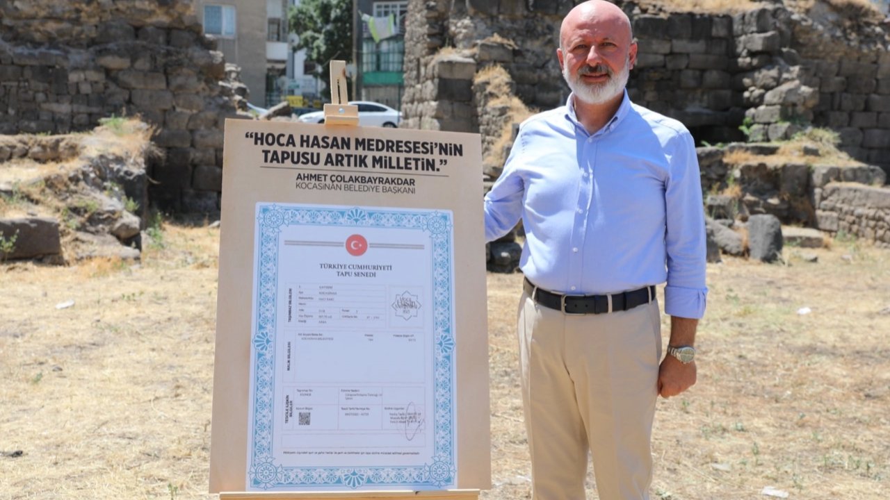 Kayseri'nin ilk medresesinde restorasyon zamanı