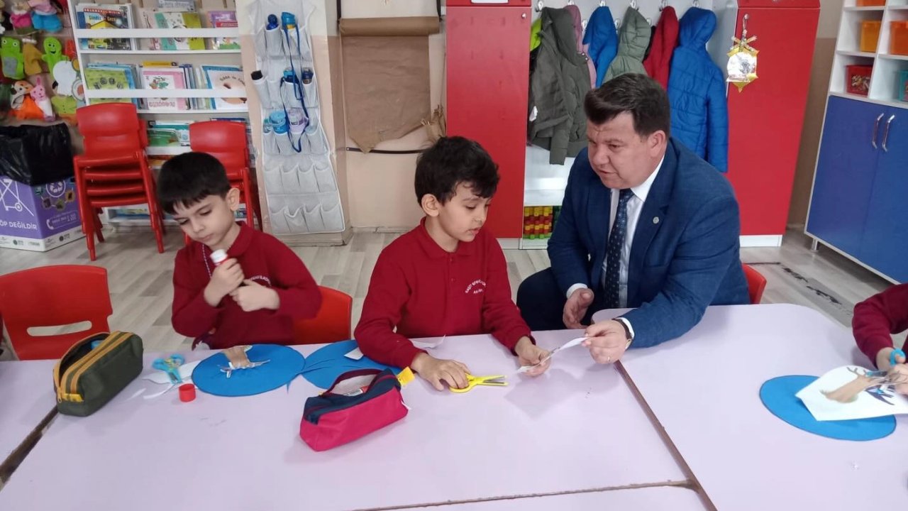 Keşan'da Müdür Kemik’ten Raşit Efendi İlkokulu’na ziyaret