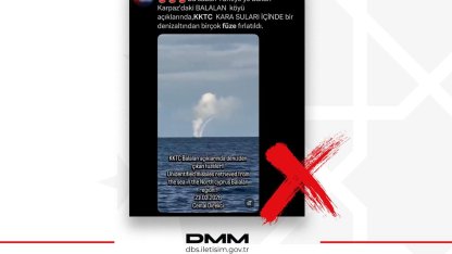 KKTC açıklarında füze' iddiasına yalanlama!