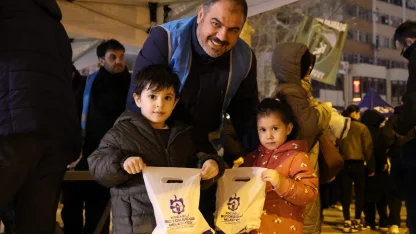 Kocaeli Büyükşehir’den kandil simidi ikramı