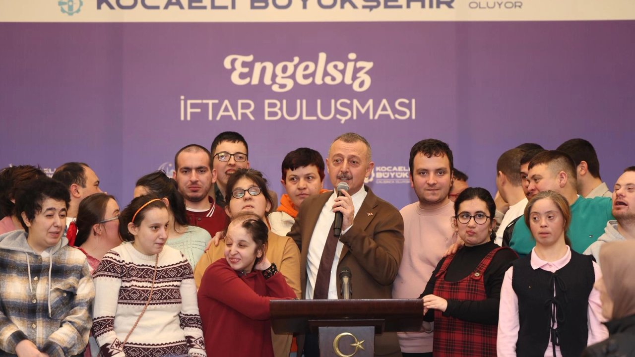 Kocaeli Büyükşehir’den özel bireylerle iftar
