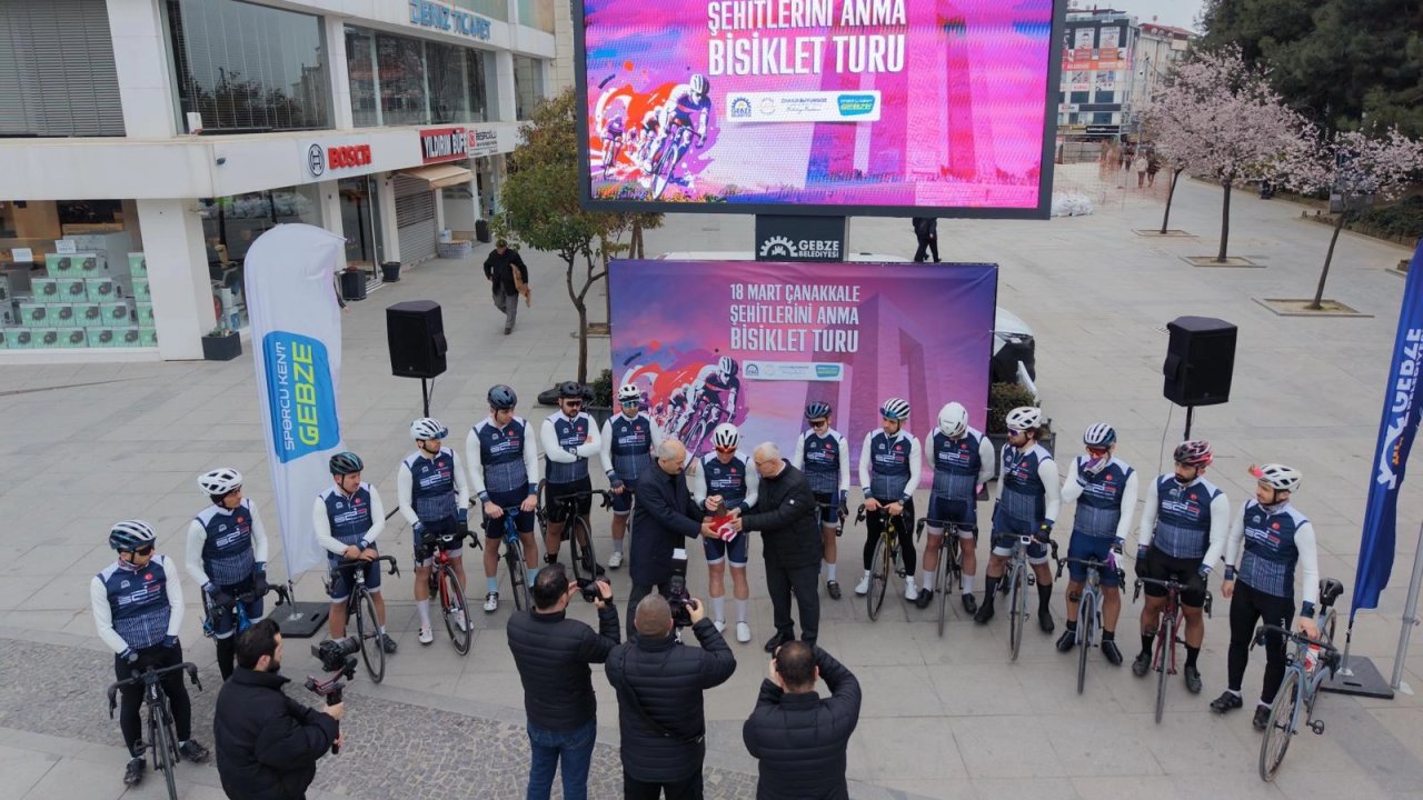 Kocaeli Gebze’den Çanakkale’ye 450 kilometrelik vefa yolculuğu