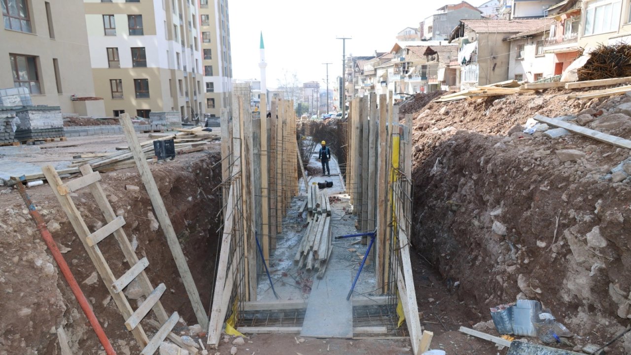 Kocaeli'de 360 metrelik dere ıslahı ile güvenli altyapı