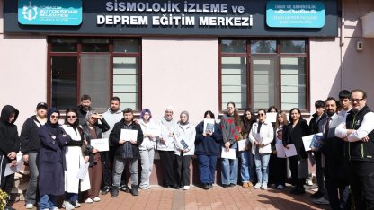 Kocaeli'de 'Beyaz Kalpler' afet gerçeğini deneyimledi