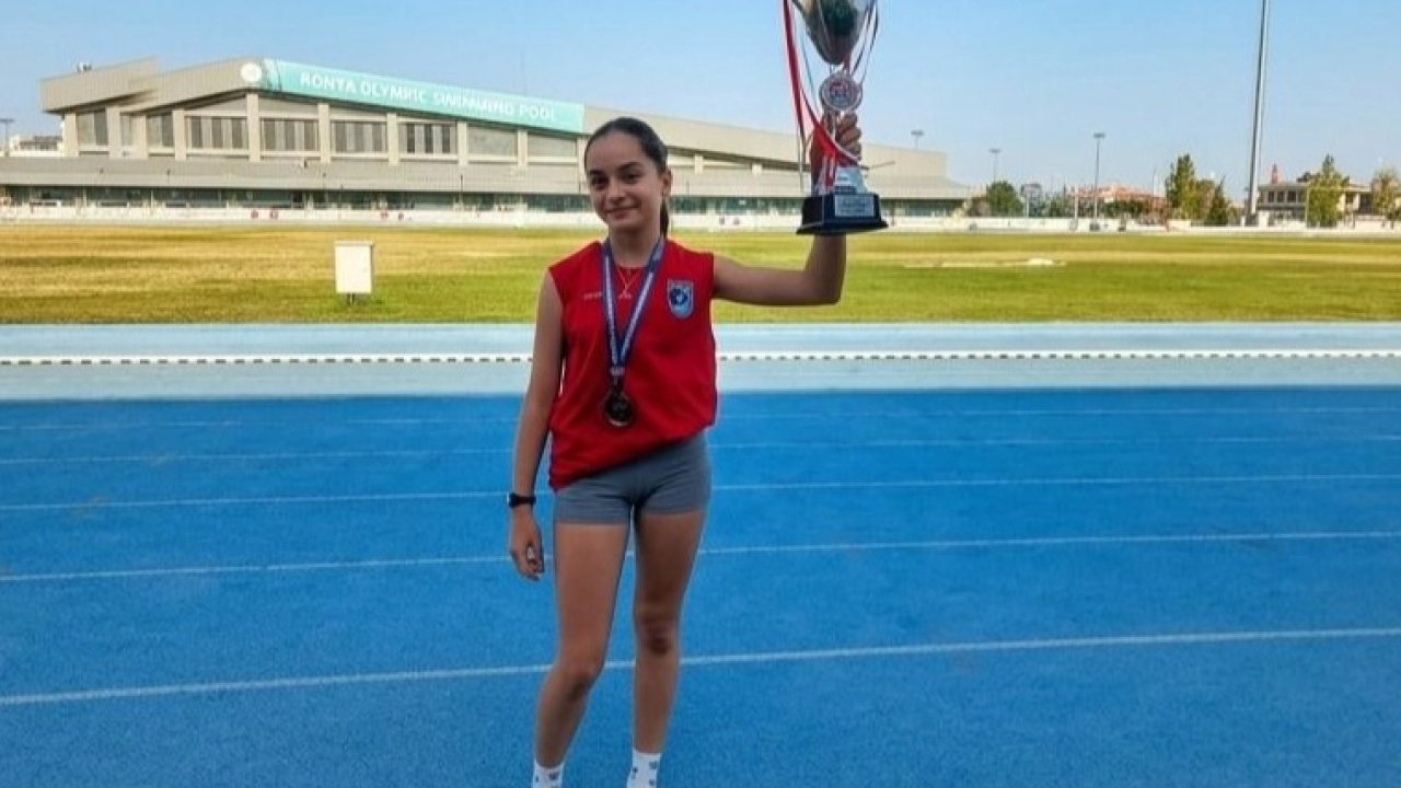 Kocaeli’de genç atlet Alya Gül Keskin Türkiye 3.’sü oldu