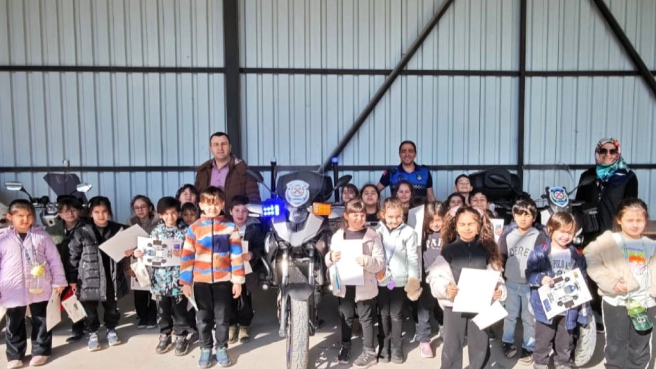 Kocaelili minikler zabıta mesleğini yerinde tanıdı