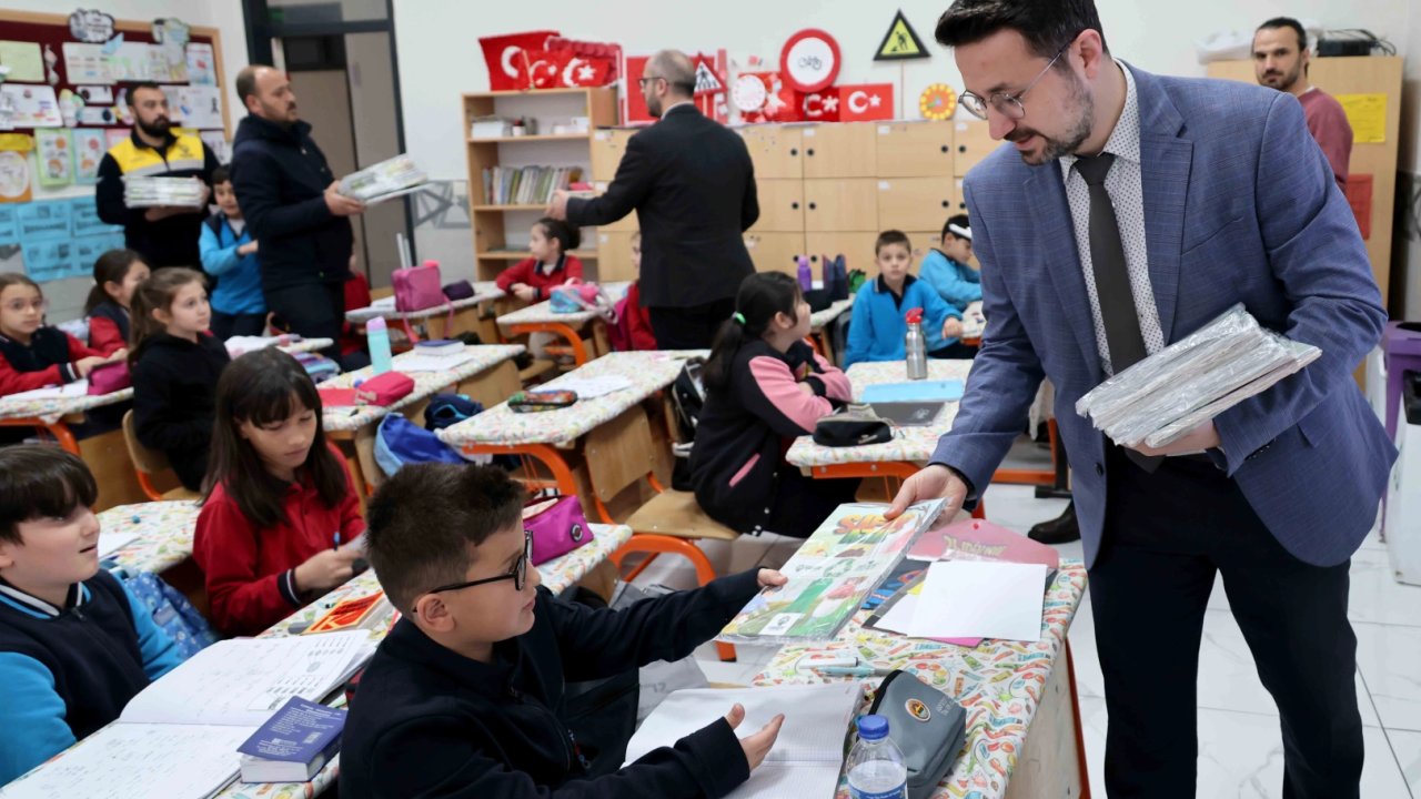 Konya Karatay'da ilkokul öğrencilerine sıfır atık bilinci