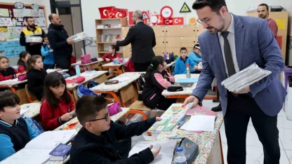 Konya Karatay'da ilkokul öğrencilerine sıfır atık bilinci