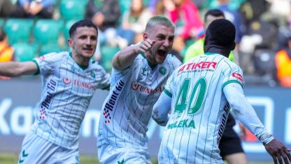 Konyaapor'dan 5 ay sonra gelen deplasman galibiyeti 2-1