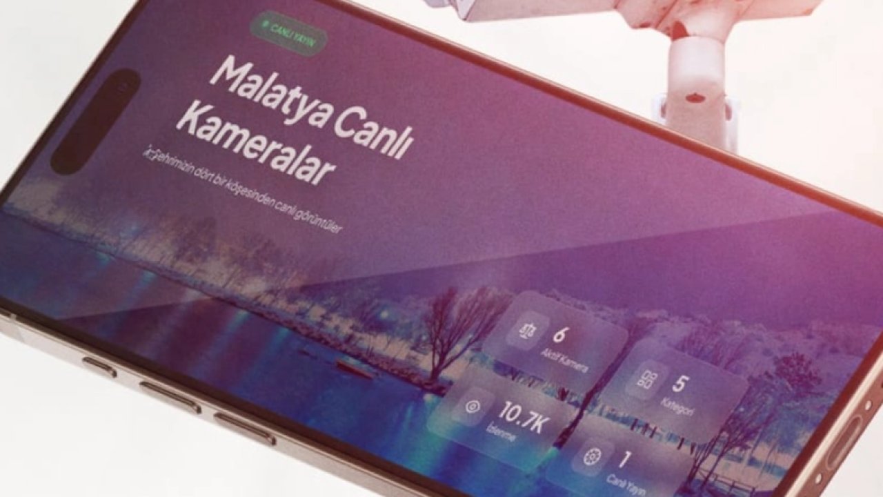 Malatya Büyükşehir’den 7/24 canlı izleme platformu