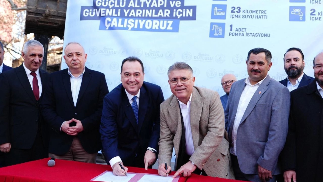 Manisa Gelenbe’de 4 milyon Euro'luk altyapı yatırımına start
