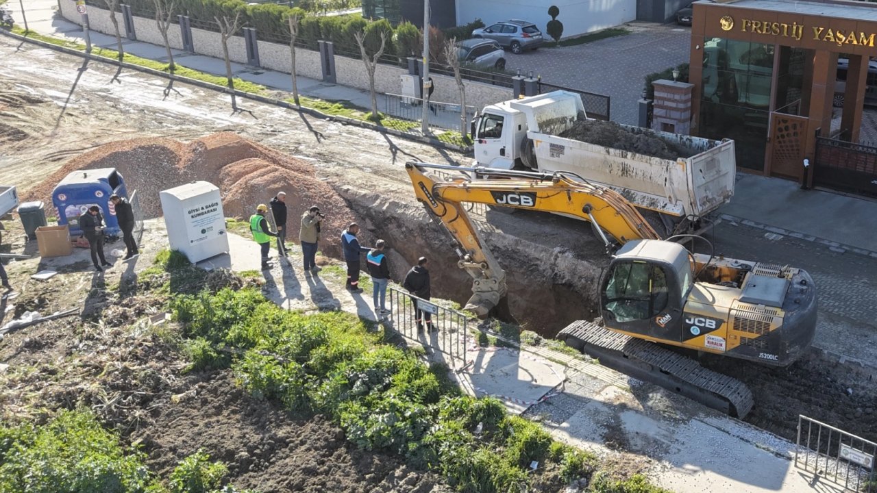 Manisa Güzelyurt'ta sorunlu kanalizasyon hattına yenileme