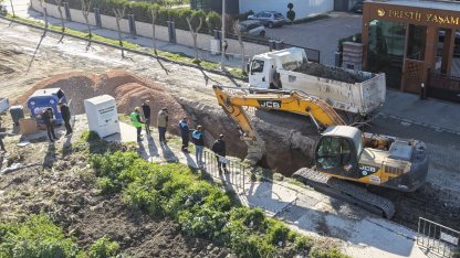 Manisa Güzelyurt'ta sorunlu kanalizasyon hattına yenileme