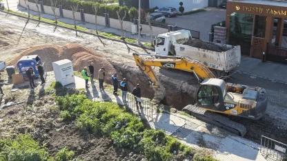 Manisa Güzelyurt'ta sorunlu kanalizasyon hattına yenileme