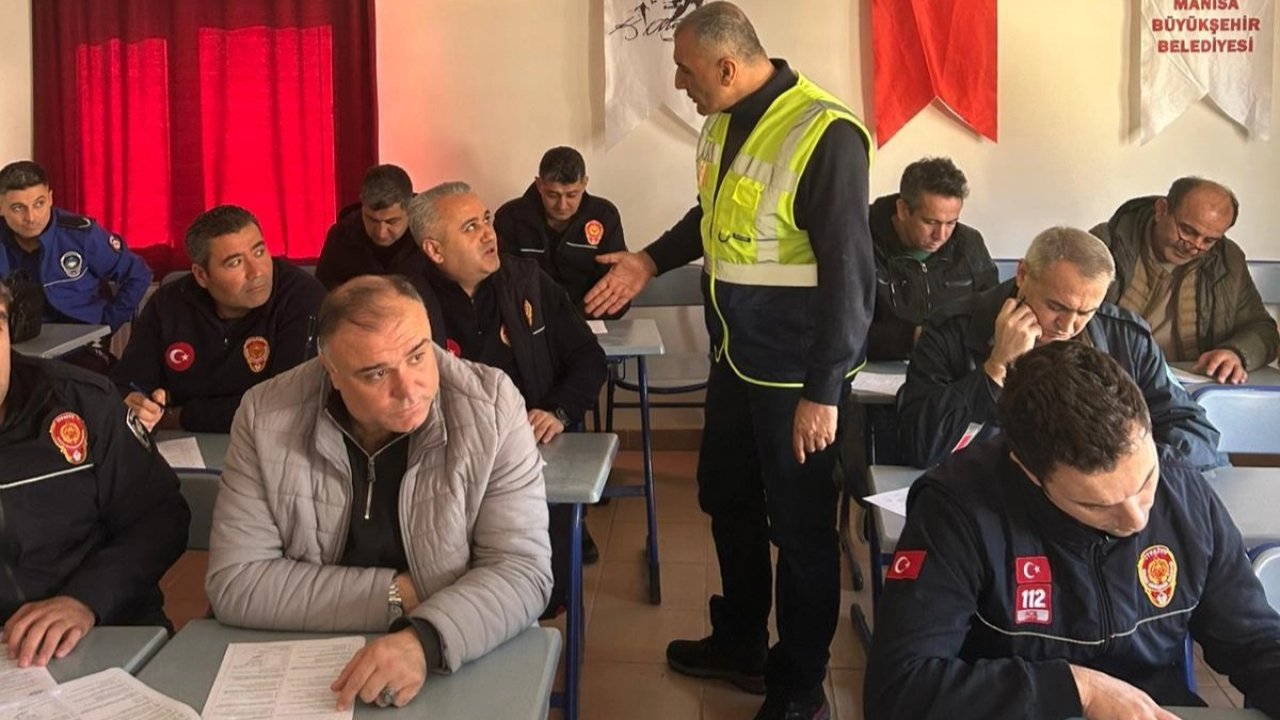 Manisa'da personele güvenli çalışma eğitimi verildi