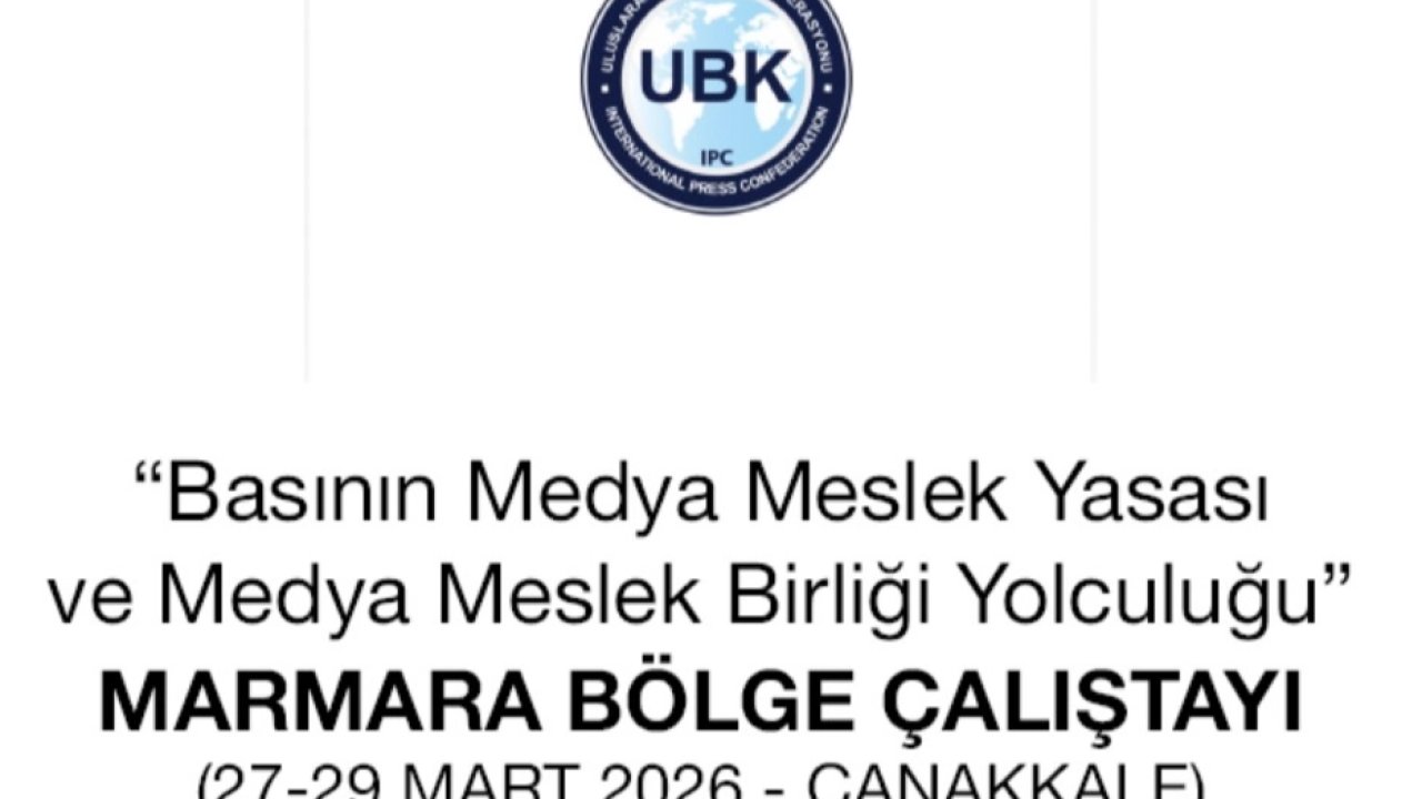 Medya Meslek Yasası İçin Marmara Bölge Çalıştayı Çanakkale'de yapılacak