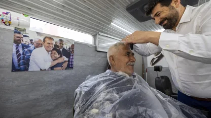 Mersin'de bayram öncesi mobil kuaför hizmeti