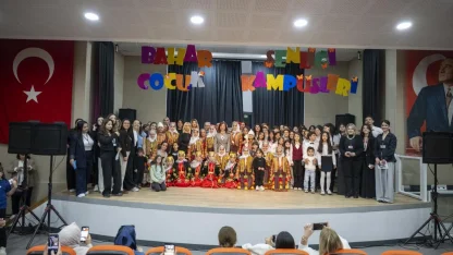 Mersin’de çocuk kampüslerinde bahar coşkusu