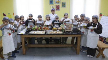 Mersin’de çocuklar mutfakta öğreniyor