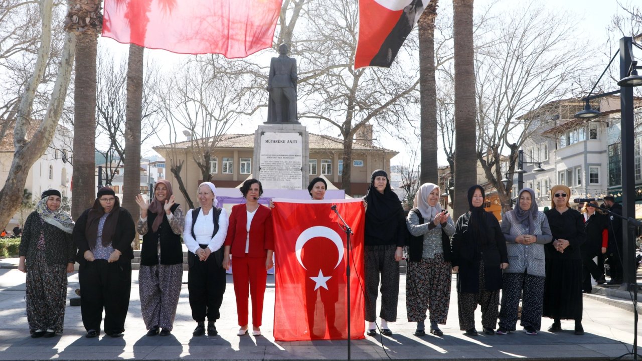 Mudanya’da 8 Mart’a kadın emeği damgası