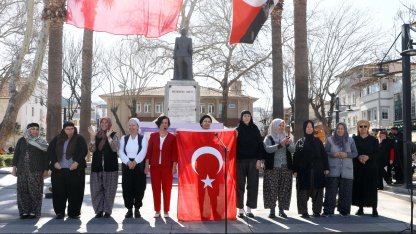 Mudanya’da 8 Mart’a kadın emeği damgası