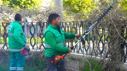 Muğla Milas'ta ilkbahar bakımları sürüyor