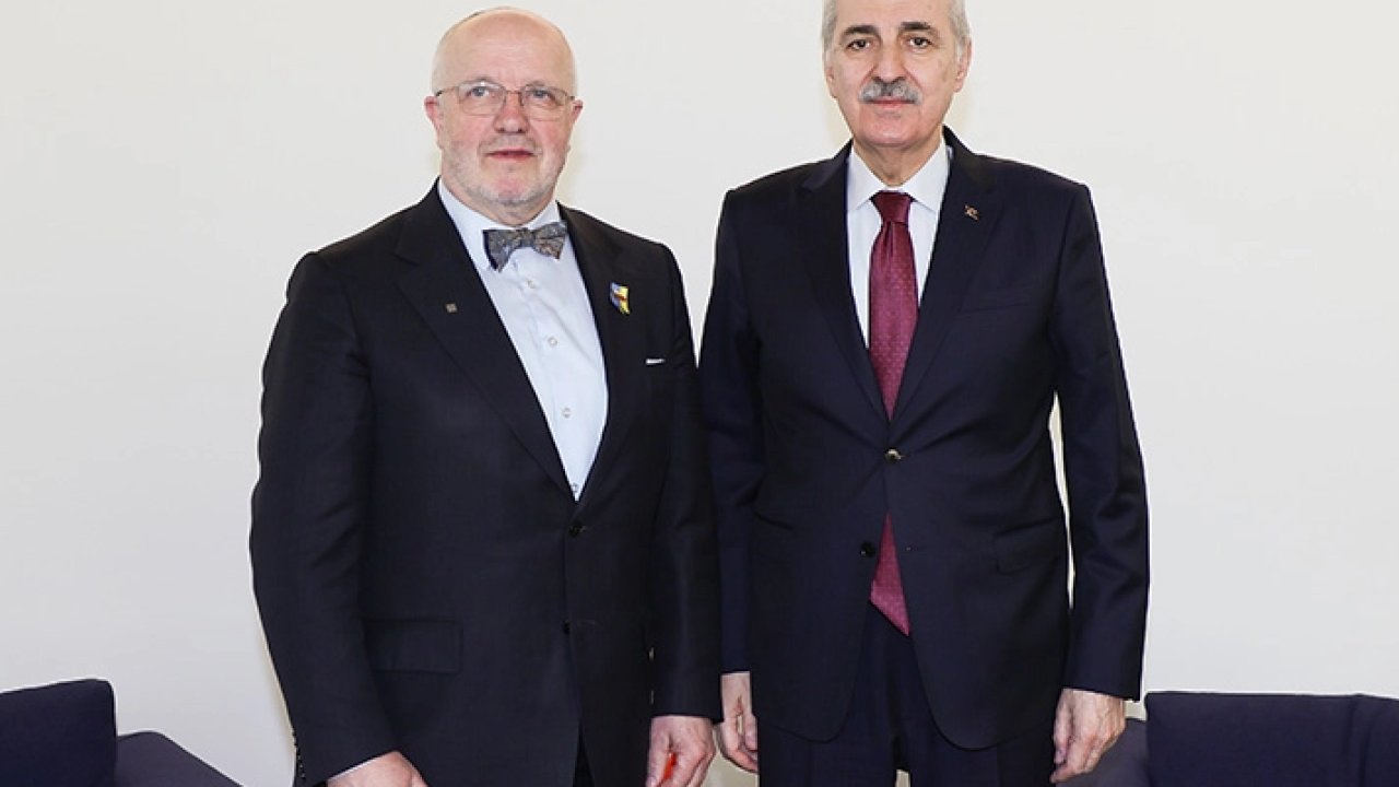 Numan Kurtulmuş, Litvanyalı mevkidaşıyla Zagreb'te görüştü