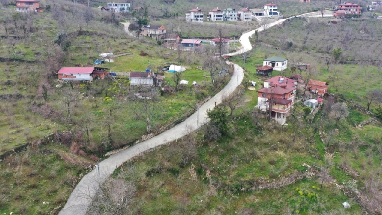 Ordu Fatsa’da beton yol konforu Bucaklı’ya ulaştı