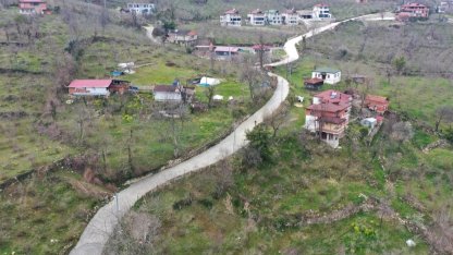 Ordu Fatsa’da beton yol konforu Bucaklı’ya ulaştı