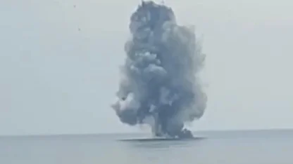 Ordu Ünye’de kıyıya vuran insansız deniz aracı kontrollü patlatıldı