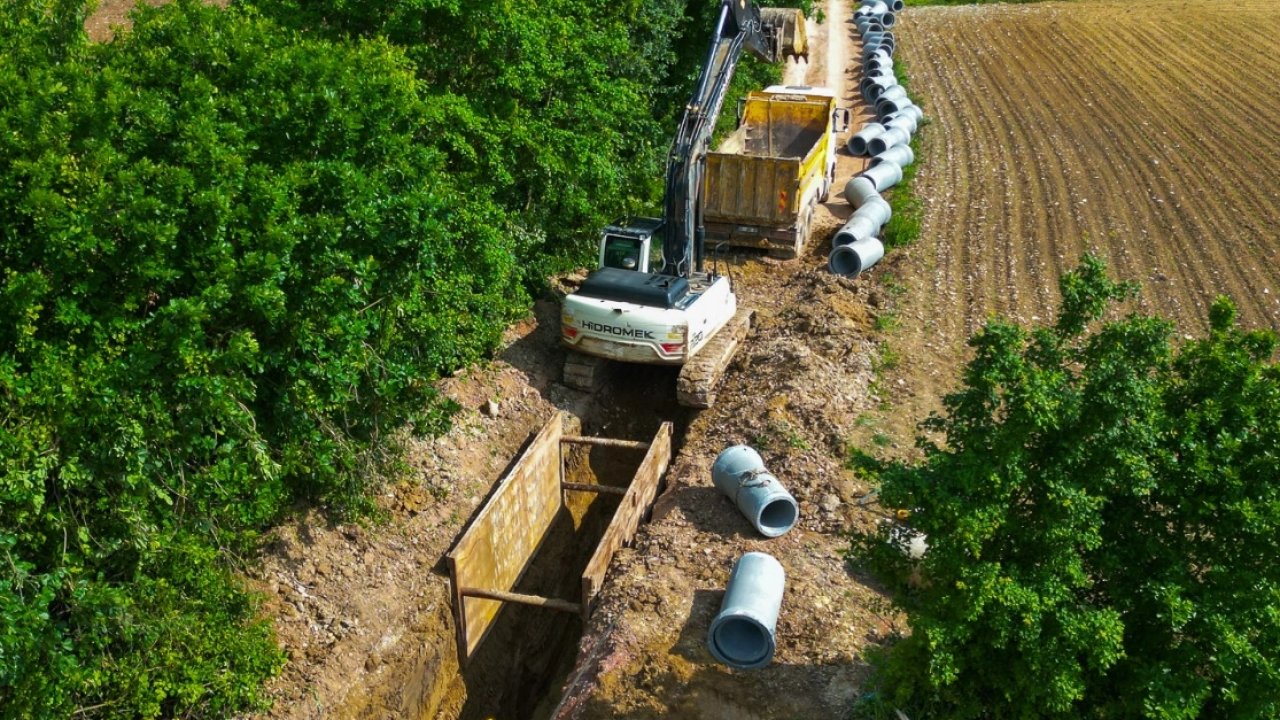 Sakarya'da atık su altyapısı 5 bin metrelik yeni hat ile güçleniyor