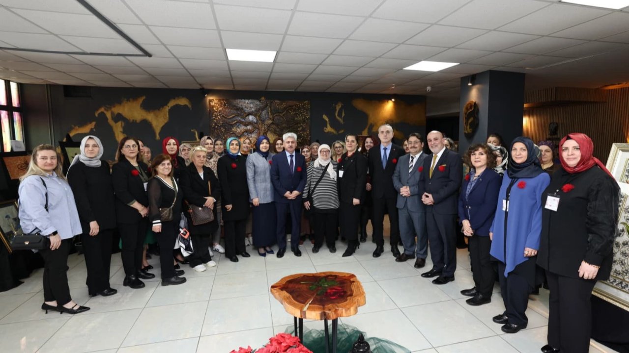 "Sanatın Diliyle Değerlerimiz” sergisi açıldı