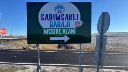 Sarımsaklı Barajı Mesire Alanı'nda bayram yoğunluğu