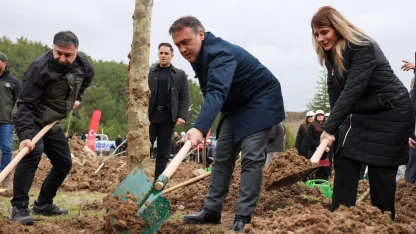 Şeyh Edebali’nin 700. yılında fidanlar toprakla buluştu