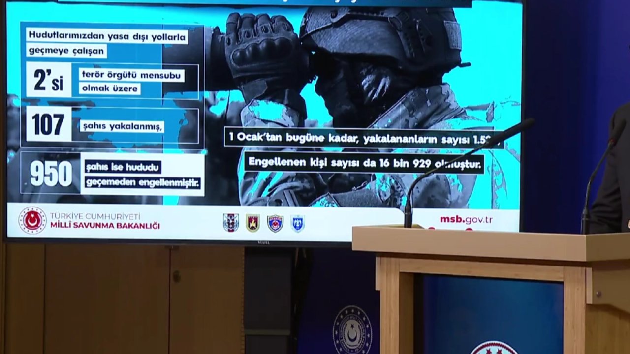 Sınır güvenliği ve terörle mücadeleye devam.. Yasa dışı geçişe izin yok!