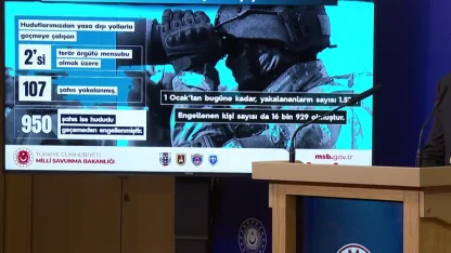 Sınır güvenliği ve terörle mücadeleye devam.. Yasa dışı geçişe izin yok!