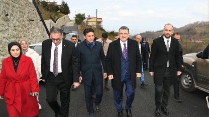 Trabzon'da Başkan Genç Sürmene’de çalışmaları inceledi