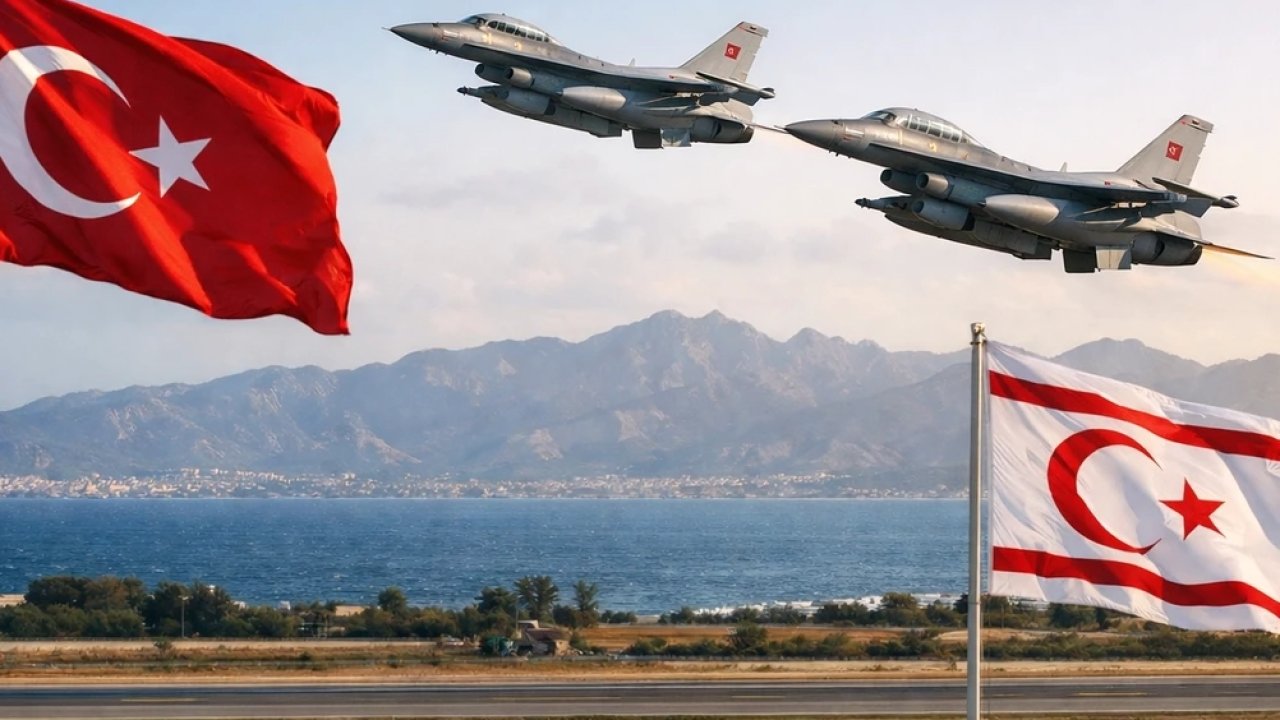 Türkiye'den KKTC'ye askeri takviye! 6 adet F-16 KKTC'ye konuşlandırıldı