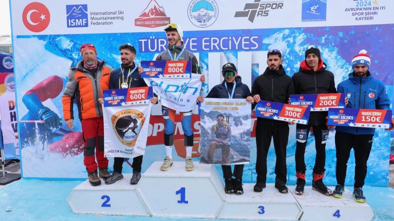 Uluslararası Erciyes Dağ Kayağı Yarışları sona erdi