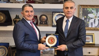 Ağrı Milletvekili Çelebi’den İrfan Fidan’a tebrik ziyareti