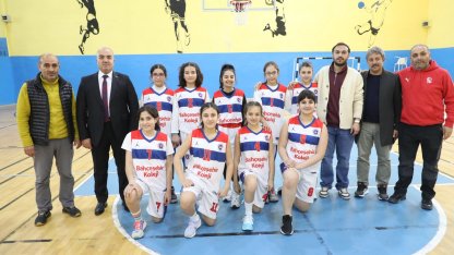 Ağrı'da 'Okul Sporları'nda basketbol heyecanı