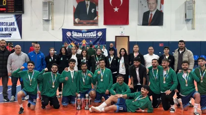 AİÇÜ Futsal Takımları ÜNİLİG’de Türkiye ikincisi