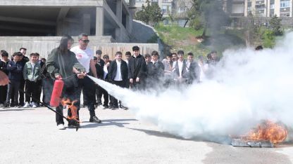 Ankara Keçiören'de gençlere afet bilinci